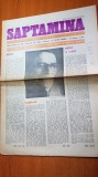 ziarul saptamana 16 mai 1980-100 de ani de la nasterea lui tudor arghezi