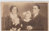 CARTE POSTALA-FAMILIE-1939, Circulata, Fotografie