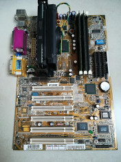 Kit retro slot 1 Asus P3W+PIII 450Mhz+512Mb SDRAM foto
