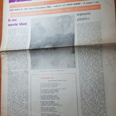 ziarul saptamana 19 decembrie 1980-poezia burebista-stejarul milenar al neamului