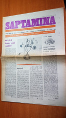 ziarul saptamana 9 februarie 1979-articolul despre orasul bucuresti foto