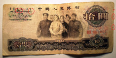 20. CHINA 10 YUAN 1965 SR. 837 foto