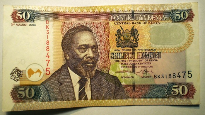 158 KENYA 2X50 SHILLINGI 2004 SERII CONSECUTIVE SR. 475-76