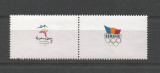 No(09)timbre-Romania LP1522 a J. O. DE VARA SYDNEY-vigniete orizontale, Nestampilat