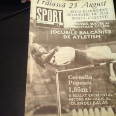 Revista Sport - Nr. 16, august 1970, 19 pag