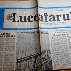 ziarul luceafarul 4 iulie 1987-articolul " un moment de istorie roamneasca"