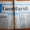 ziarul luceafarul 1 noiembrie 1980-centenar mihail sadoveanu