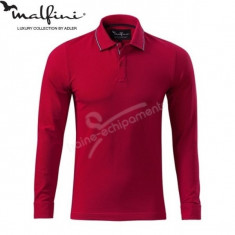 Bluza polo 3XL pentru barbati marca MALFINI, Contrast Stripe LS foto