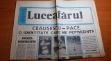 Luceafarul 5 decembrie 1981-ceausescu-pace ,o identitate care ne reprezinta