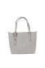 Geanta dama piele naturala Promesse PR0130Grigio gri, 26x38x12 cm, curea umar detasabila