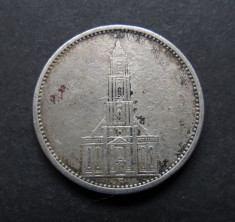 Germania - 5 Reichsmark 1935 A Biserica - Argint foto