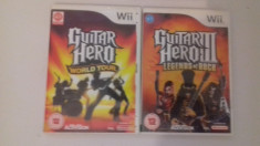 LOT 2 jocuri - Guitar Hero - Nintendo Wii [Second hand] foto