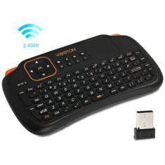 telecomanda viboton wireless cu tastatura mouse acumulator 2.4Ghz foto