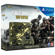 Consola SONY PlayStation 4 Slim 1 TB Limited Edition + joc Call of Duty WWII Limited Edition + Call of Duty WWII foto