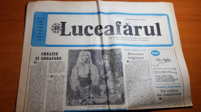 ziarul luceafarul 6 iunie 1987- articol despre ion luca caragiale foto