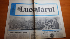 ziarul luceafarul 19 septembrie 1987-vizita lui ceausescu in cluj foto