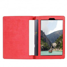 Husa Premium Book Cover tableta Lenovo Yoga Tab 3 Pro 10.1 inch YT3 X90F X90L, rosu 10.1 foto