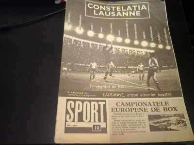 Revista Sport - Nr. 10, mai 1969, 15 pag foto