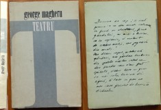 George Magheru, Teatru, 1972, cu autograf catre Radu Ionescu, editia 1