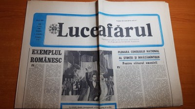 luceafarul 1 noiembrie 1986-romania,presedintele ,gand si fapta la temelia pacii foto
