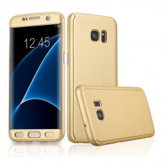 Husa Galaxy S7 Edge 360 gold foto