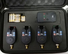 Set 4 Senzori - Avertizori FL cu Statie si Iluminare TLI-01 foto