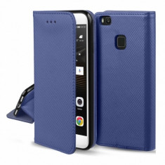 Husa piele Huawei P9 lite mini Case Smart Magnet Bleumarin foto