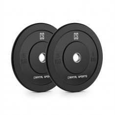 Capital Sport plate placa greutate cauciuc dur 2x 5 kg foto