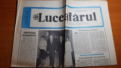 ziarul luceafarul 30 mai 1987-articolul &amp;quot; dunarea &amp;quot; foto