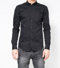 Asos camasa Oxford neagra marimea L foto