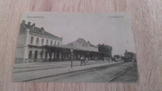 Alba-Iulia,Alba 1915 gara linia Cluj-Vintu de jos foto