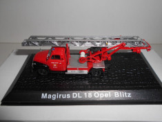 Macheta pompieri Magirus DL 18 Opel Blitz scara 1:72 foto