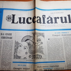 ziarul luceafarul 30 august 1986-tara si-a cinstit marea sarbatoare