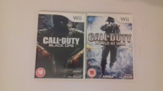 LOT 2 jocuri - Call of Duty - Black Ops - World - Nintendo Wii [Second hand] foto