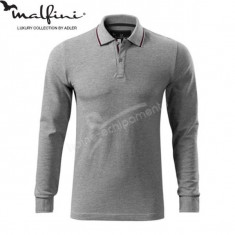 Bluza polo 3XL pentru barbati marca MALFINI, Contrast Stripe LS foto