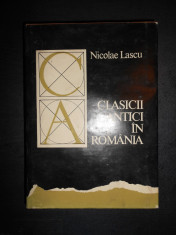 NICOLAE LASCU - CLASICII ANTICI IN ROMANIA foto