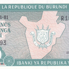 Bancnota Burundi 10 Franci 1981 - P33a UNC