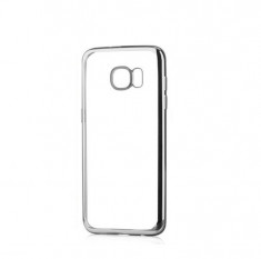 Husa TPU Galaxy S7 Edge Electroplacat silver foto