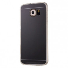 Husa Mirror TPU Galaxy S7 Edge black foto