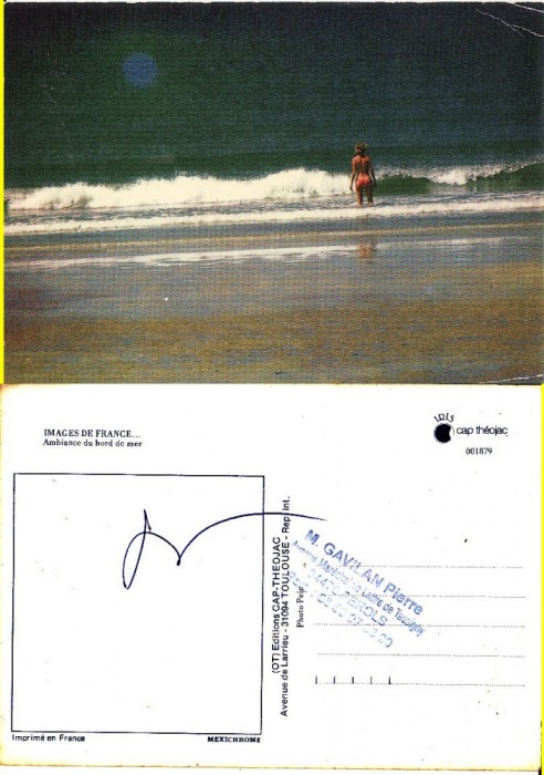 Ilustrata Franta - Plaja