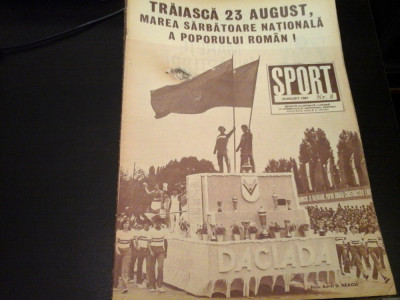 Revista Sport - Nr. 8, august 1987, 23 pag foto