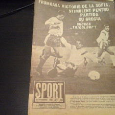 Revista Sport - Nr. 10, octombrie 1988, 23 pag