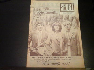 Revista Sport - Nr. 12, decembrie 1985, 23 pag foto