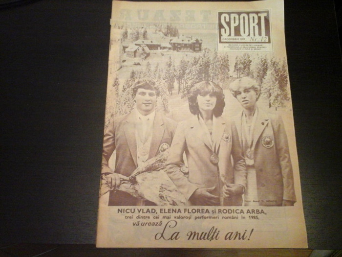 Revista Sport - Nr. 12, decembrie 1985, 23 pag