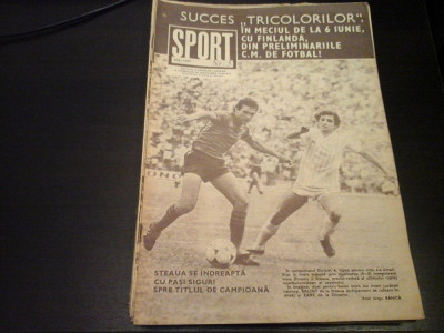 Revista Sport - Nr. 5, mai 1985, 23 pag foto