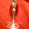 Sfesnic metal argintat , h=13cm