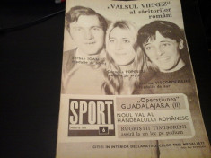 Revista Sport - Nr. 6, martie 1970, 19 pag foto