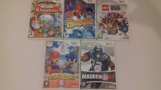 LOT 5 jocuri - LEGO Rockband - My Sims - Mario - Nintendo Wii [Second hand] foto