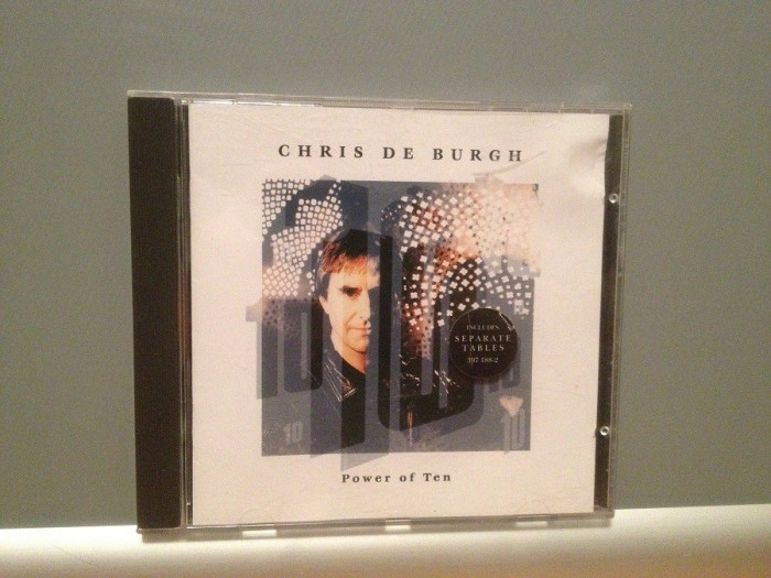 CHRIS DE BURGH - POWER OF TEN (1992/A &amp; M rec/GERMANY) - CD /ORIGINAL/ca NOU