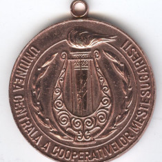 UNIUNEA CENTRALA A COOPERATIVLOR MESTESUGARESTI 1980 Medalie SOCIALISTA